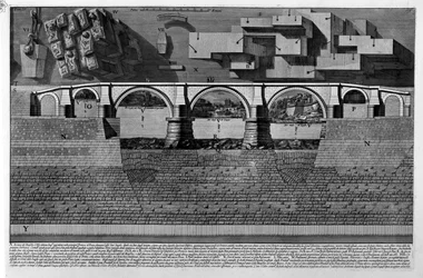 Mausoleum des Hadrian (Teil der Tafel)